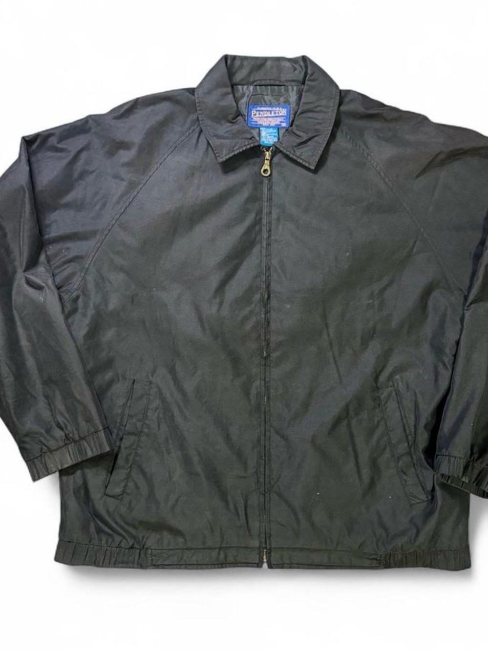 Pendleton Black Zip Jacket Vintage Harrington style men’s XL